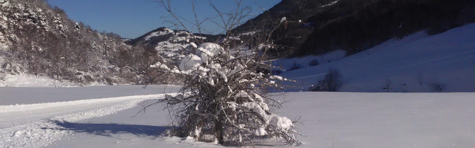Pla du Boum sous la neige